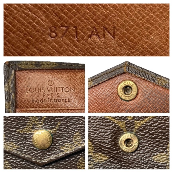 Authentic Louis Vuitton Vintage Elise Monogram Compact Bifold Wallet 1980โs - Picture 2 of 14